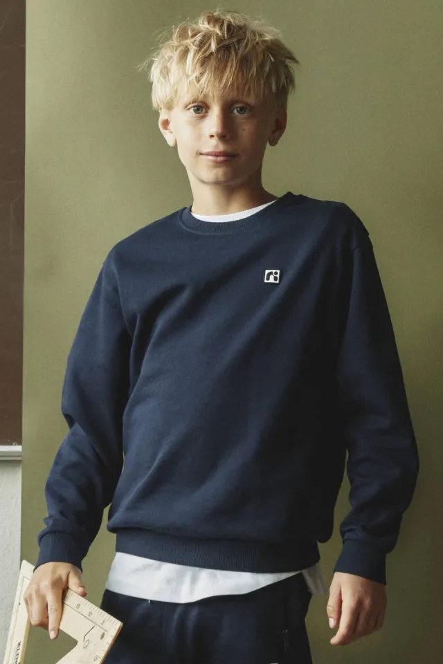 NAME IT KIDS sweater - donkerblauw