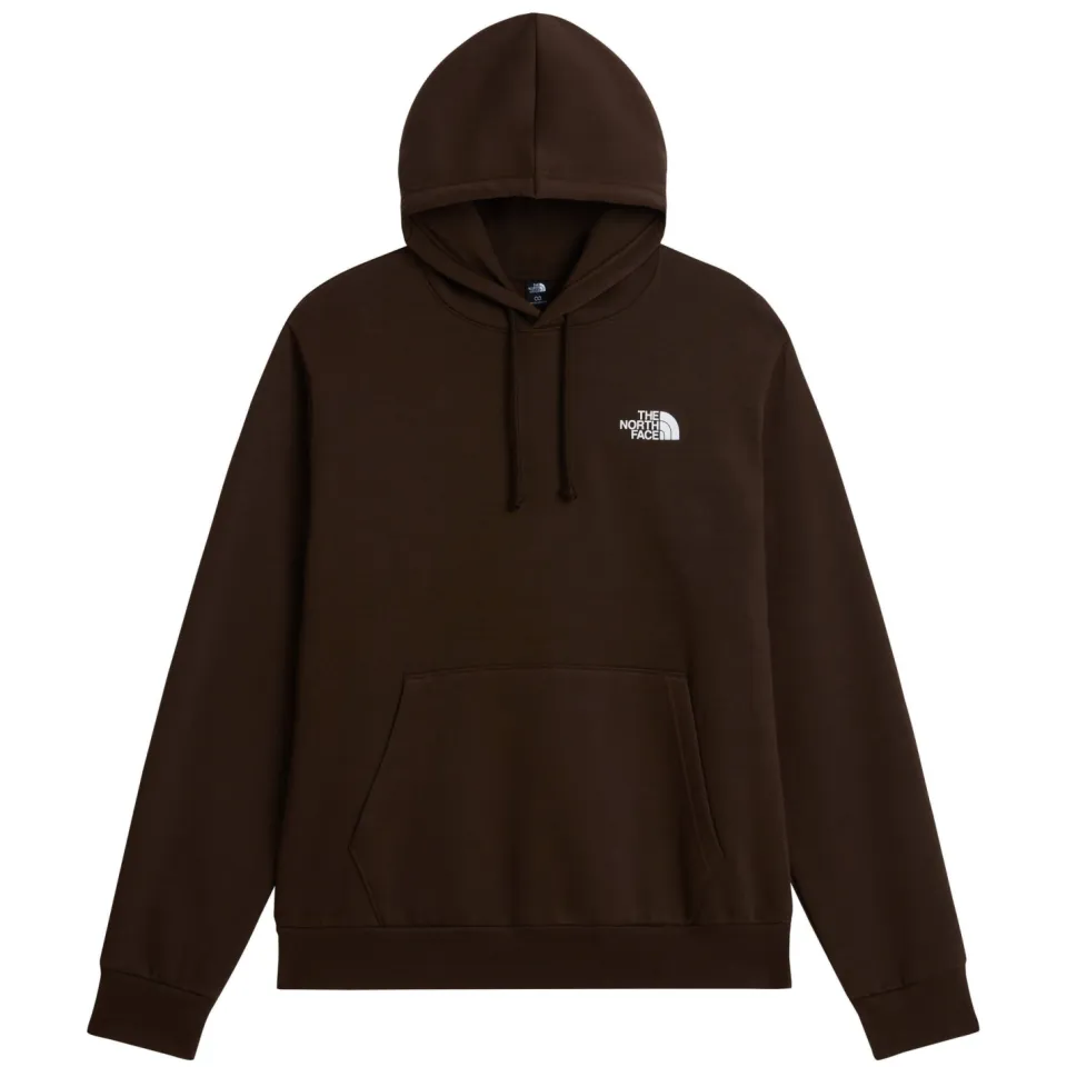 The North Face hoodie met backprint - donkerbruin, foto 2