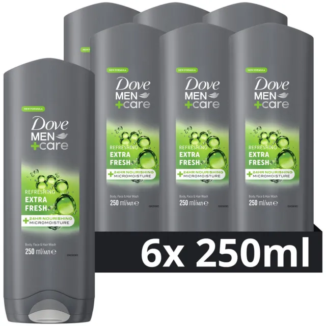 Dove Men+Care Extra Fresh 3-in-1 douchegel, foto 2