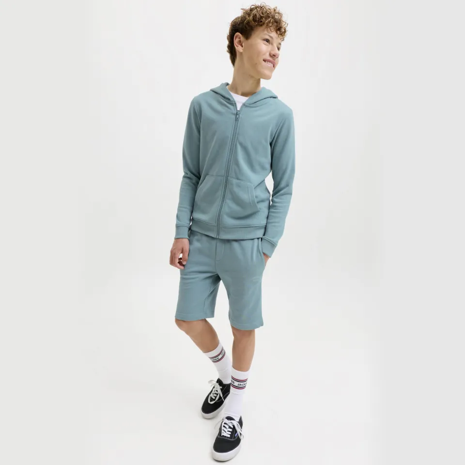 Jack & Jones regular sweatshort zeegroen, foto 5