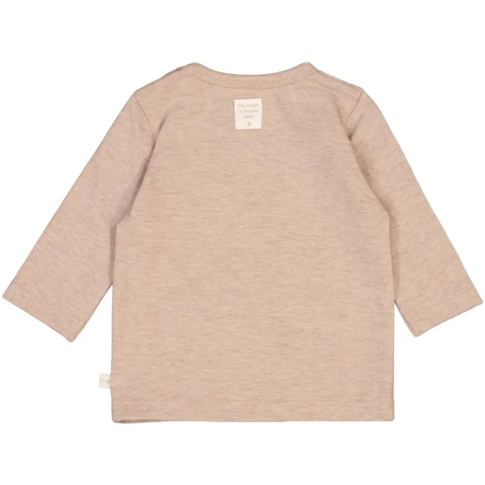 Feetje longsleeve taupe gestreept, foto 4