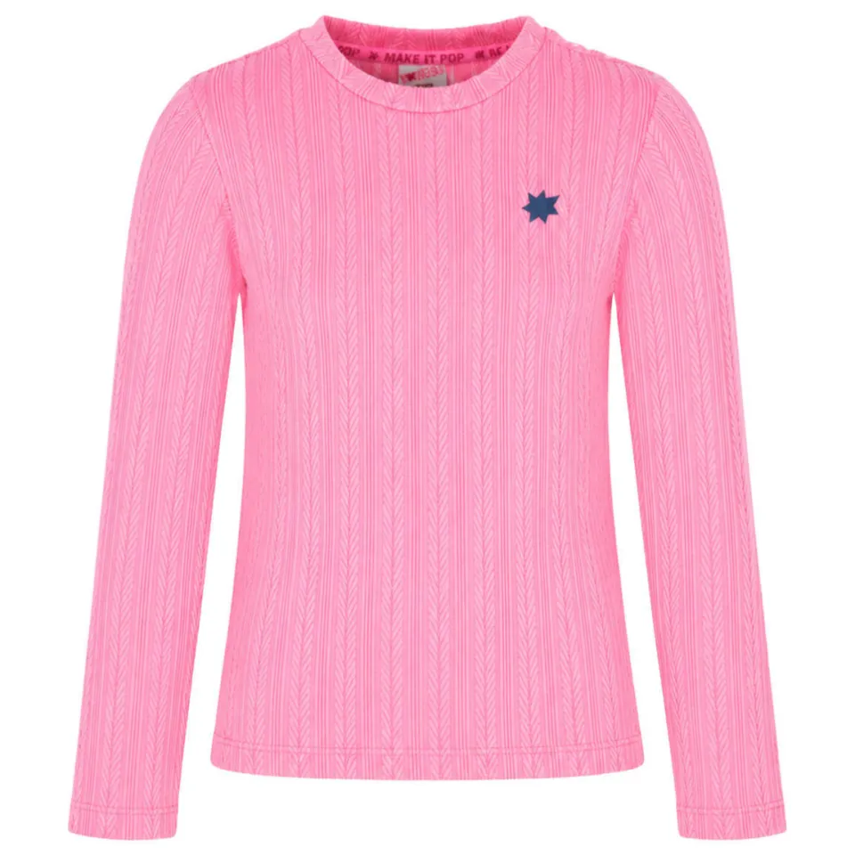 B.Nosy aansluitende longsleeve roze, foto 2