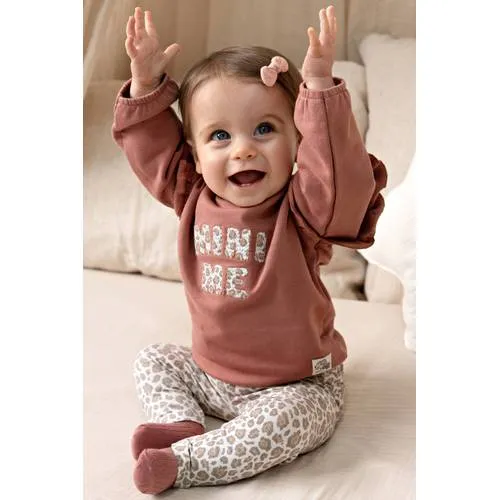 Feetje sweater Dress to Impress mauve, foto 3
