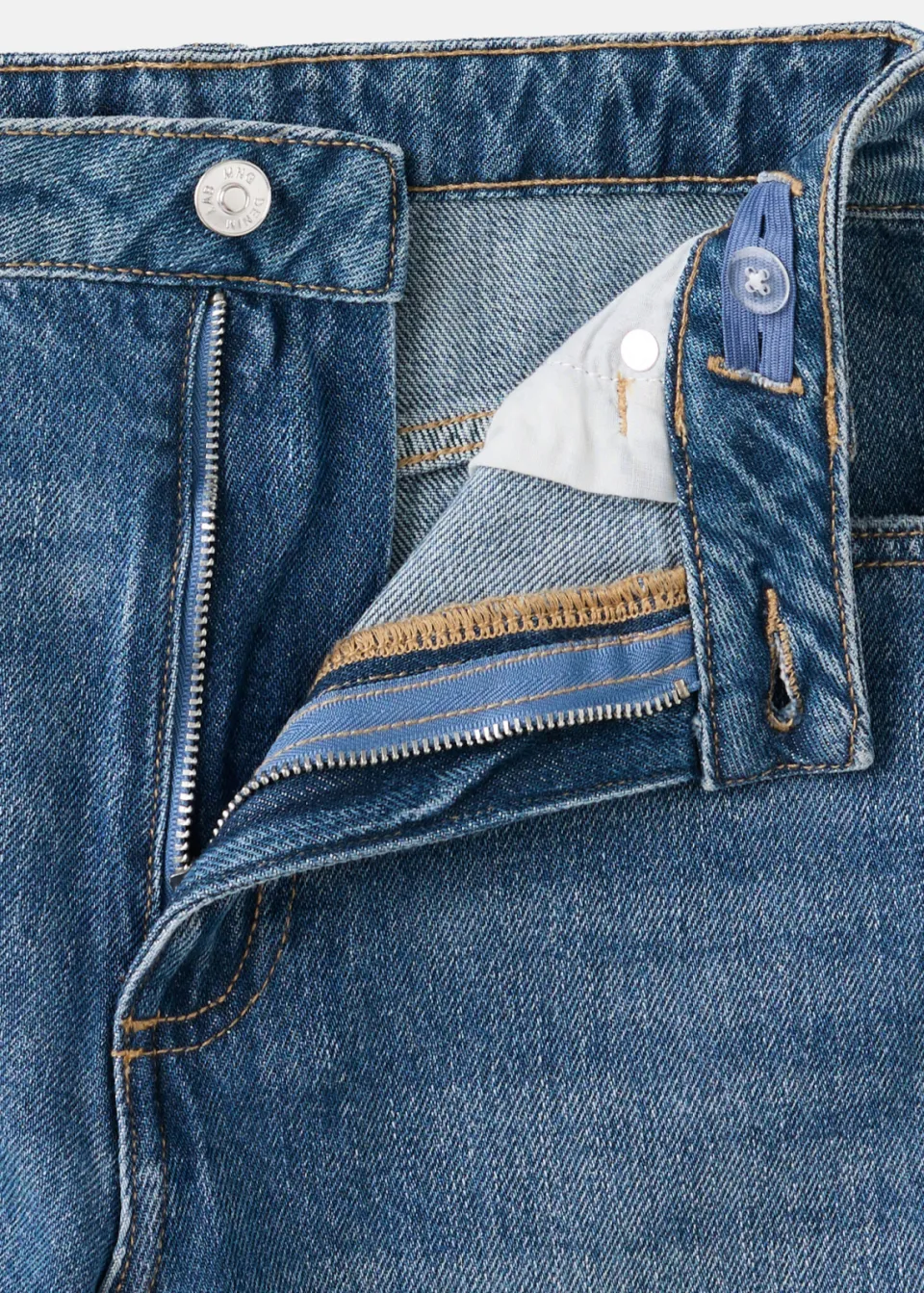 Mango Kids wide leg jeans - mediumblauw, foto 4