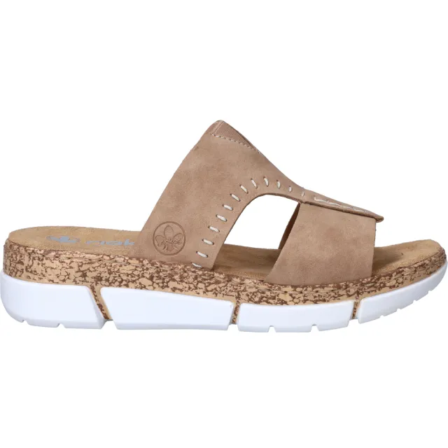 Rieker Open Teen slipper beige
