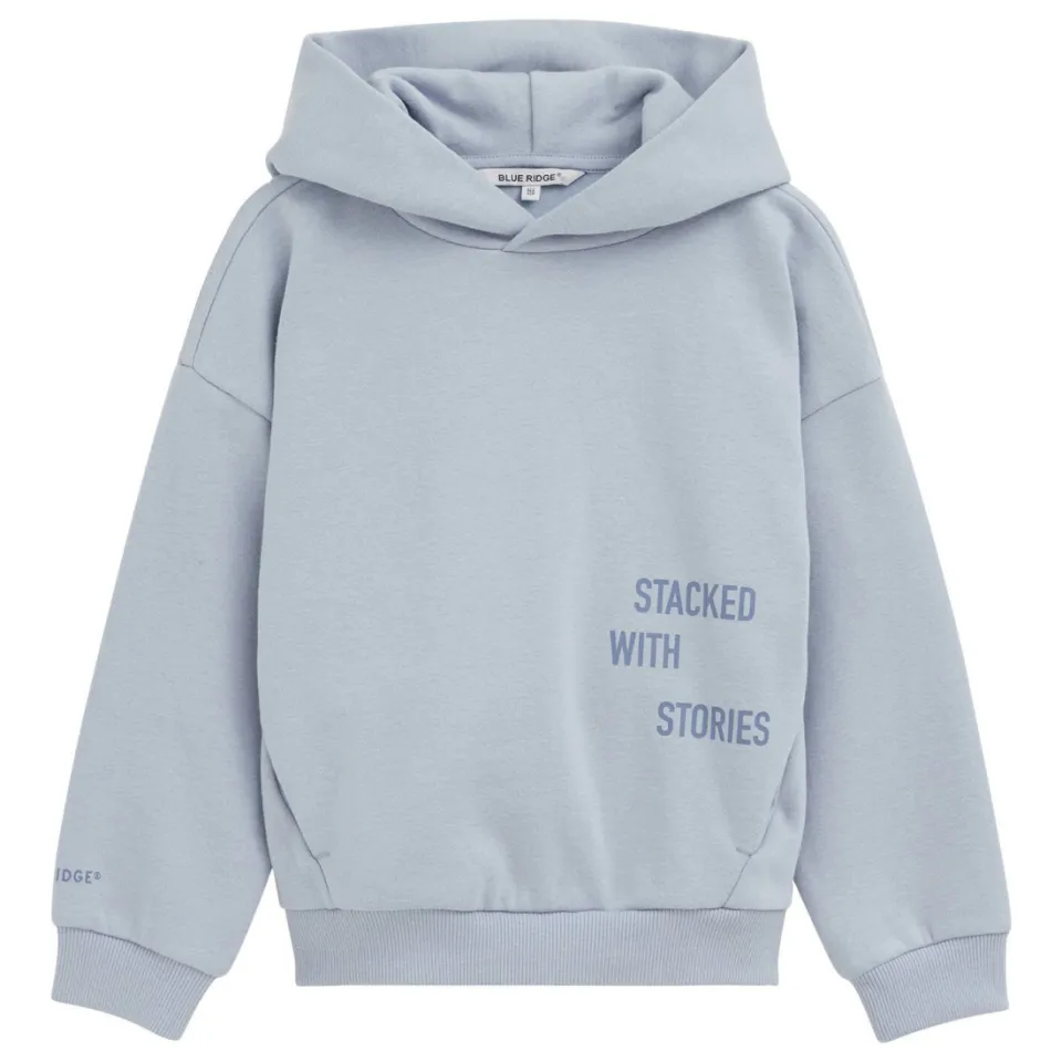 WE Fashion Blue Ridge sweater met backprint - lichtblauw, foto 2