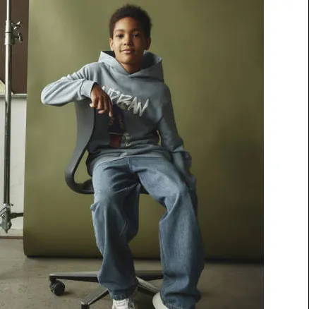 NAME IT KIDS NKMBEN straight leg jeans met print - mediumblauw, foto 3