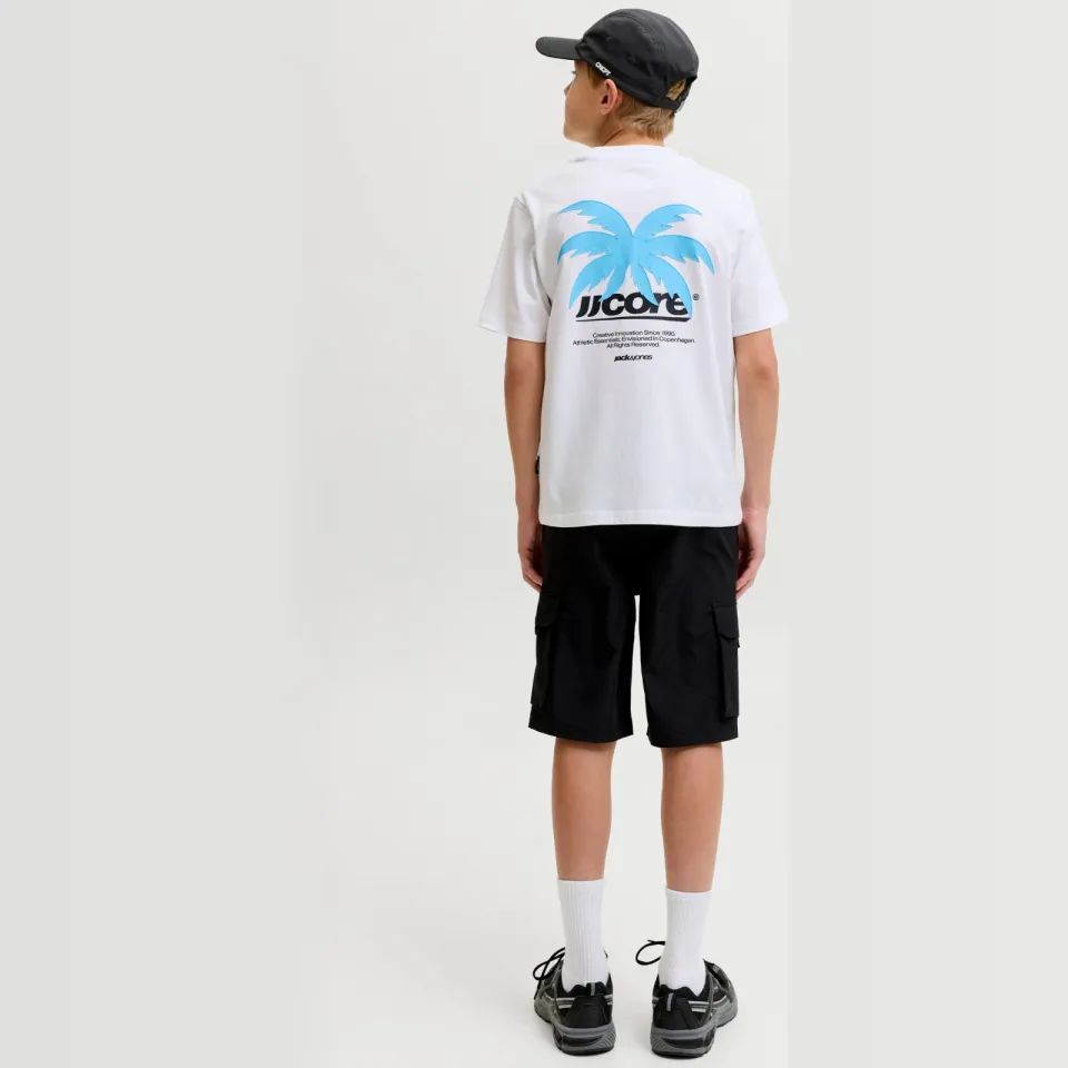 Jack & Jones t-shirt wit met kleine print, foto 4