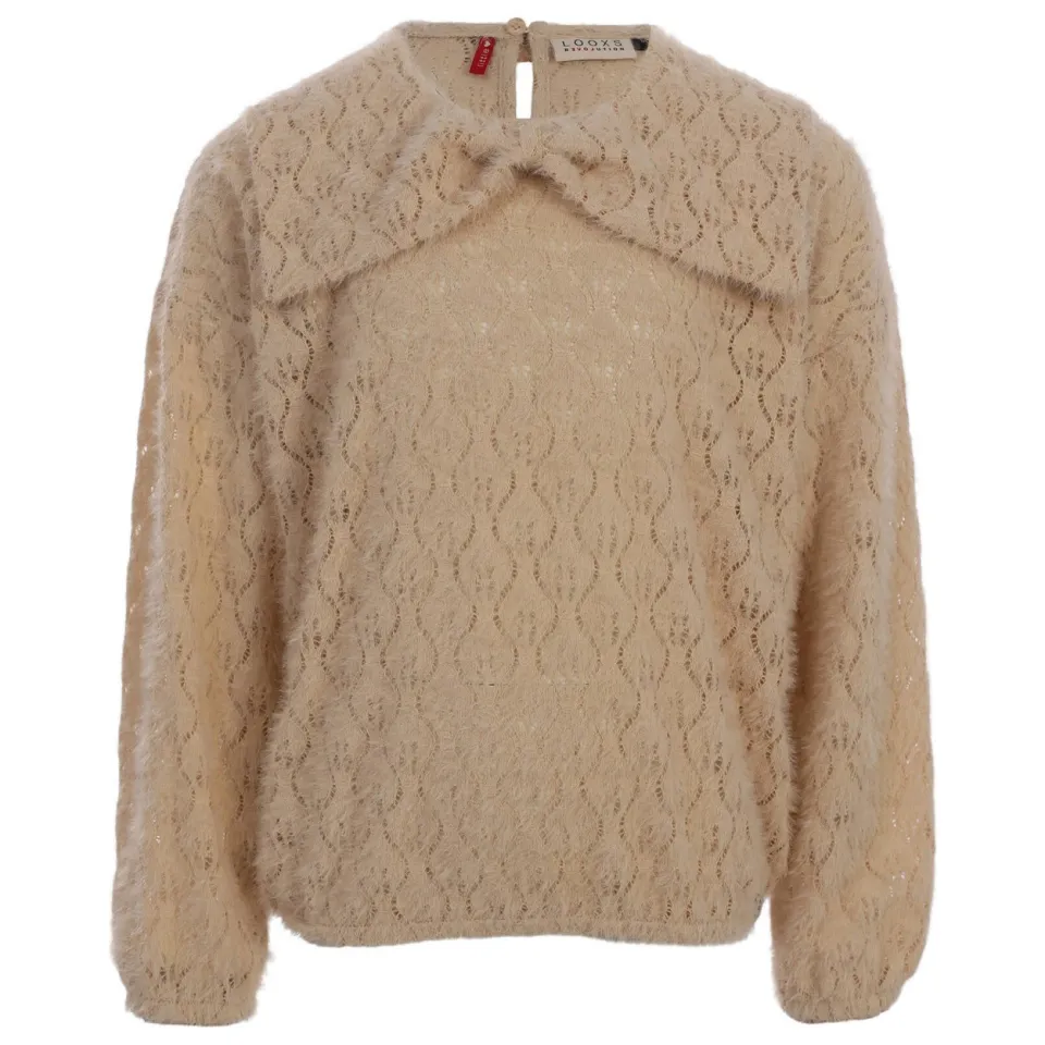 LOOXS little oversized sweater - ecru, foto 3