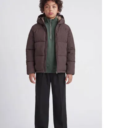 Jack & Jones Galaxy puffer winterjas bruin, foto 5