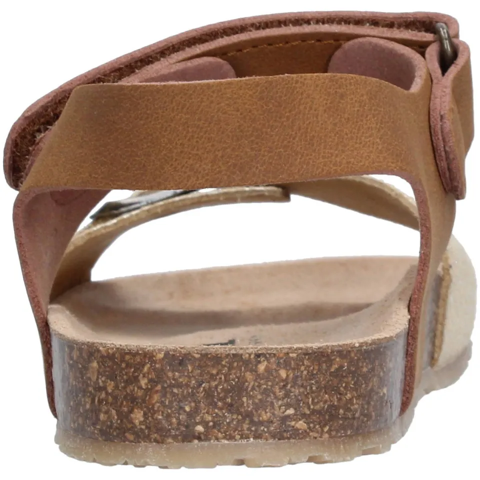 Braqeez sandalen cognac/goud, foto 2