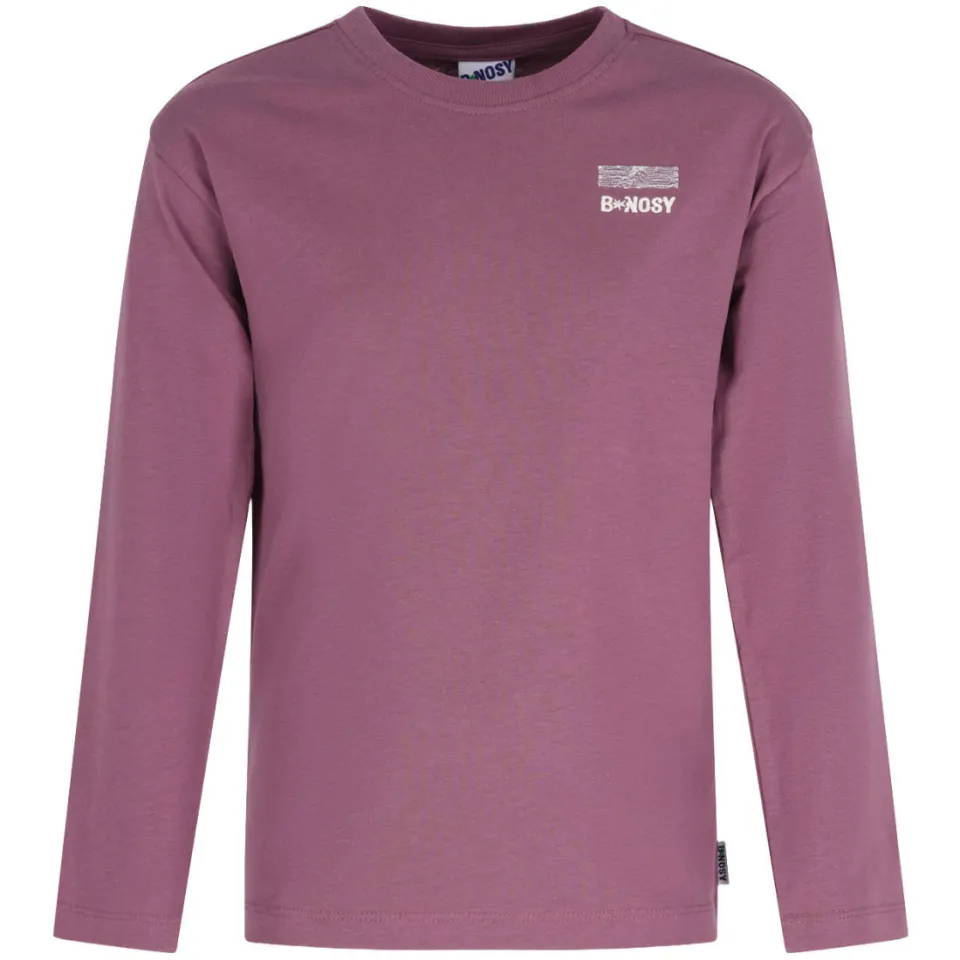 B.Nosy longsleeve met backprint paars, foto 2