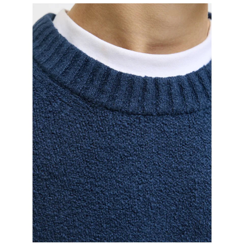 Jack & Jones JUNIOR pullover blauw gebreid, foto 6