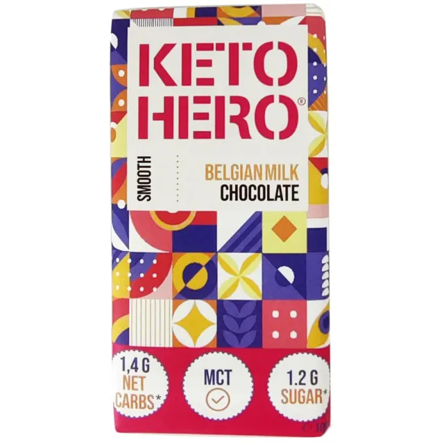 Keto Hero Chocolade Reep Melk 100 gr