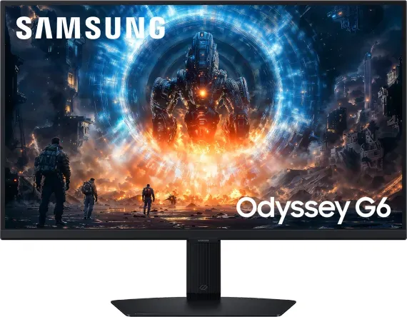 Samsung Odyssey G6 G60F 27 inch computerbeeldscherm zwart, foto 2
