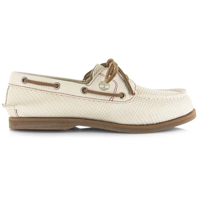 Timberland Classic Boat Shoe light beige Nubuck Dames