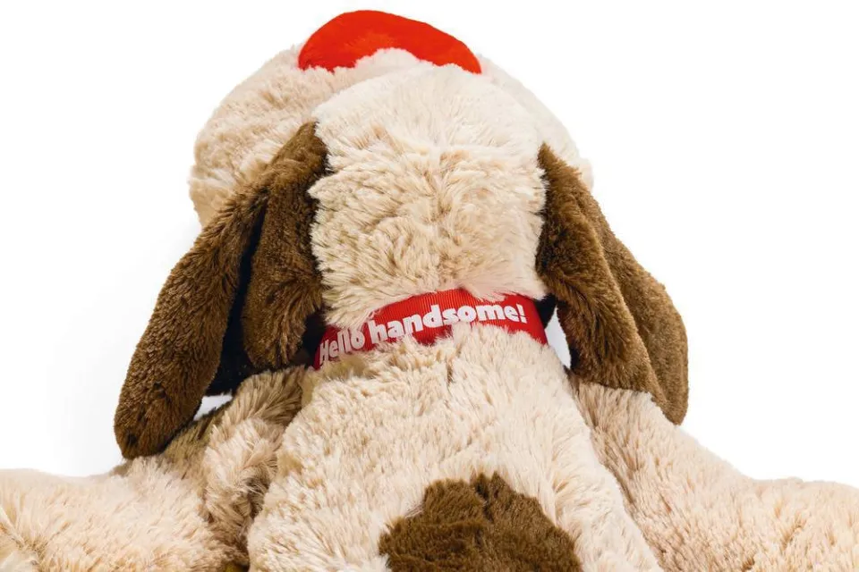 Beeztees hondenspeeltje xl-knuffel Joep (48 cm) beige pluche, foto 2