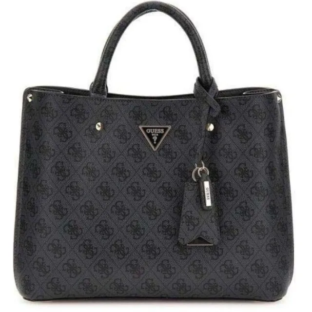 Guess Meridian II Girlfriend handtas coal logo Grijs