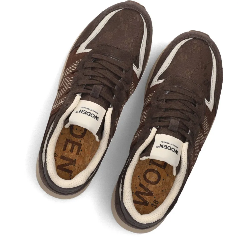Woden Sneakers Rigmor Heritage Bruin, foto 5