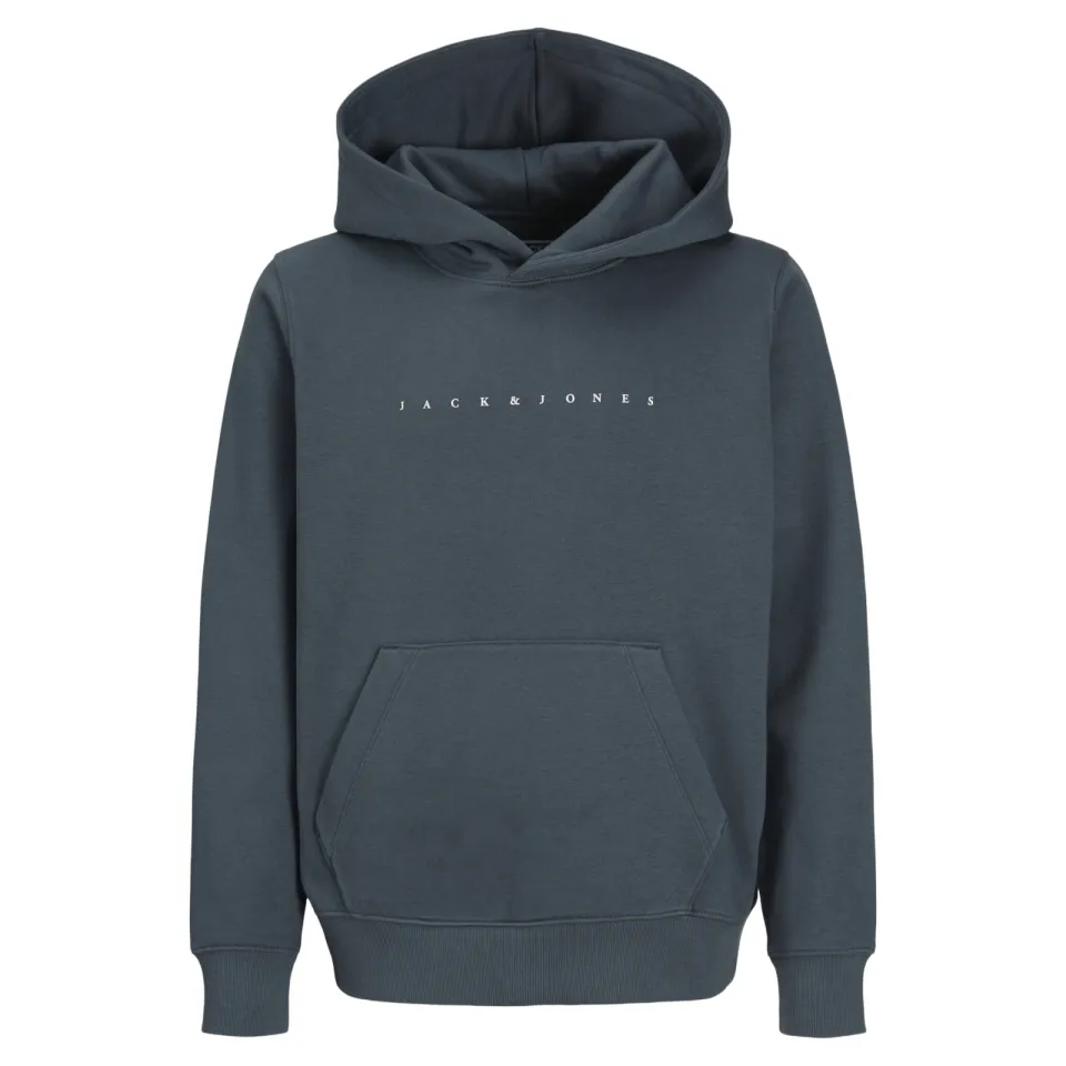 Jack & Jones JUNIOR hoodie met tekst - antraciet, foto 2