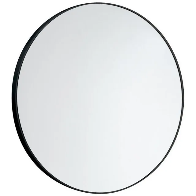 Sapho Ronde Wandspiegel Sapho 60 cm Zwart