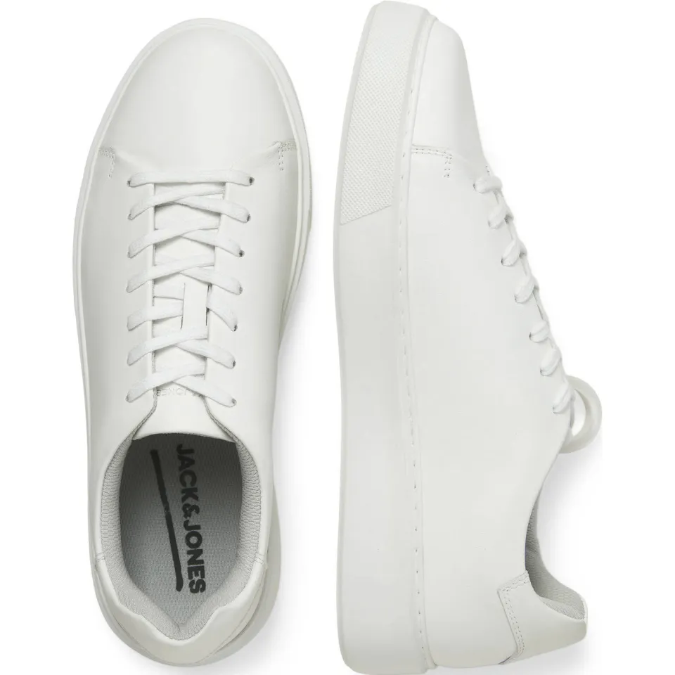 Jack & Jones JFWStockholm leren sneakers wit, foto 4