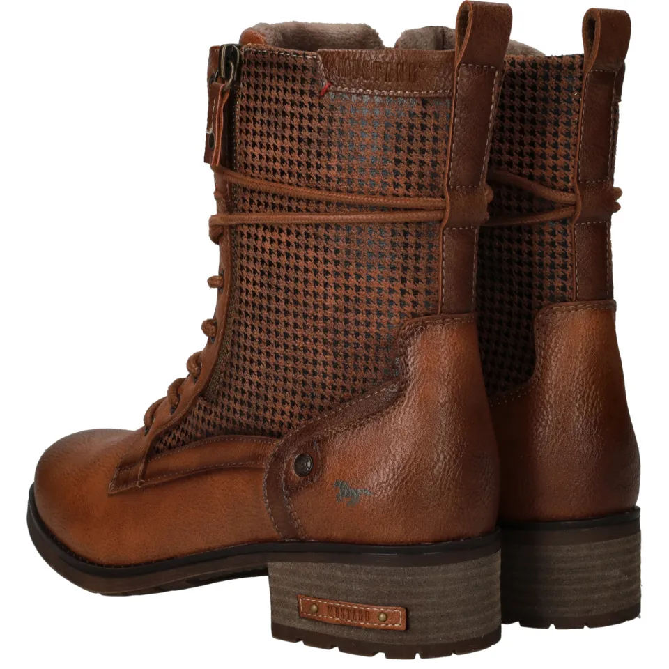 Mustang veterboots cognac, foto 5