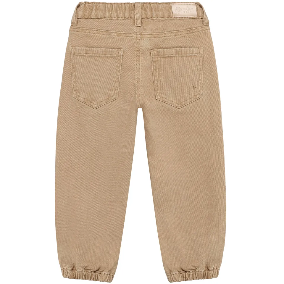Daily7 baggy broek zand, foto 3