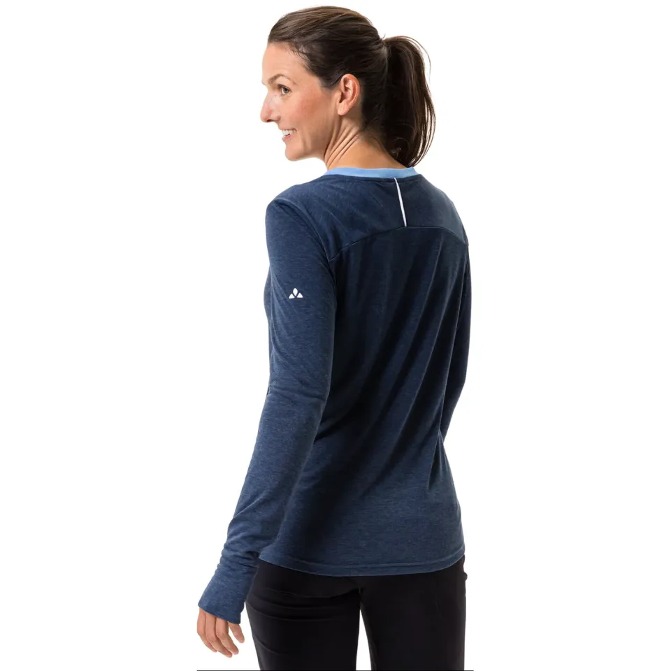 Vaude Sveit II fietsshirt lange mouwen blauw, foto 3