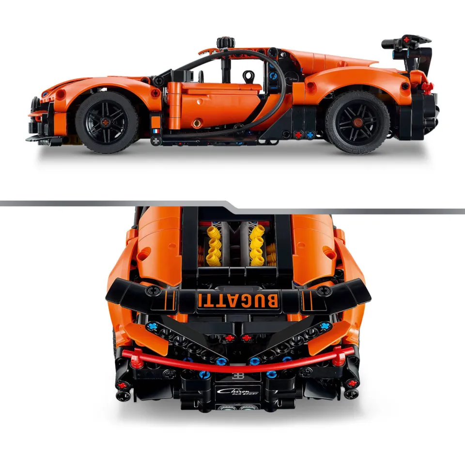 Lego Technic Bugatti Chiron Pur Sport hypercar 42222, foto 6
