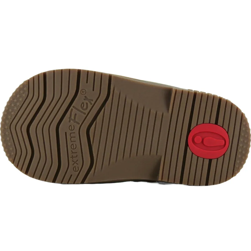 Shoesme suède enkelboots met panterprint - cognac, foto 3