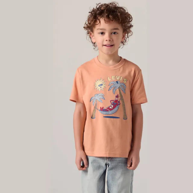 Levi's t-shirt oranje