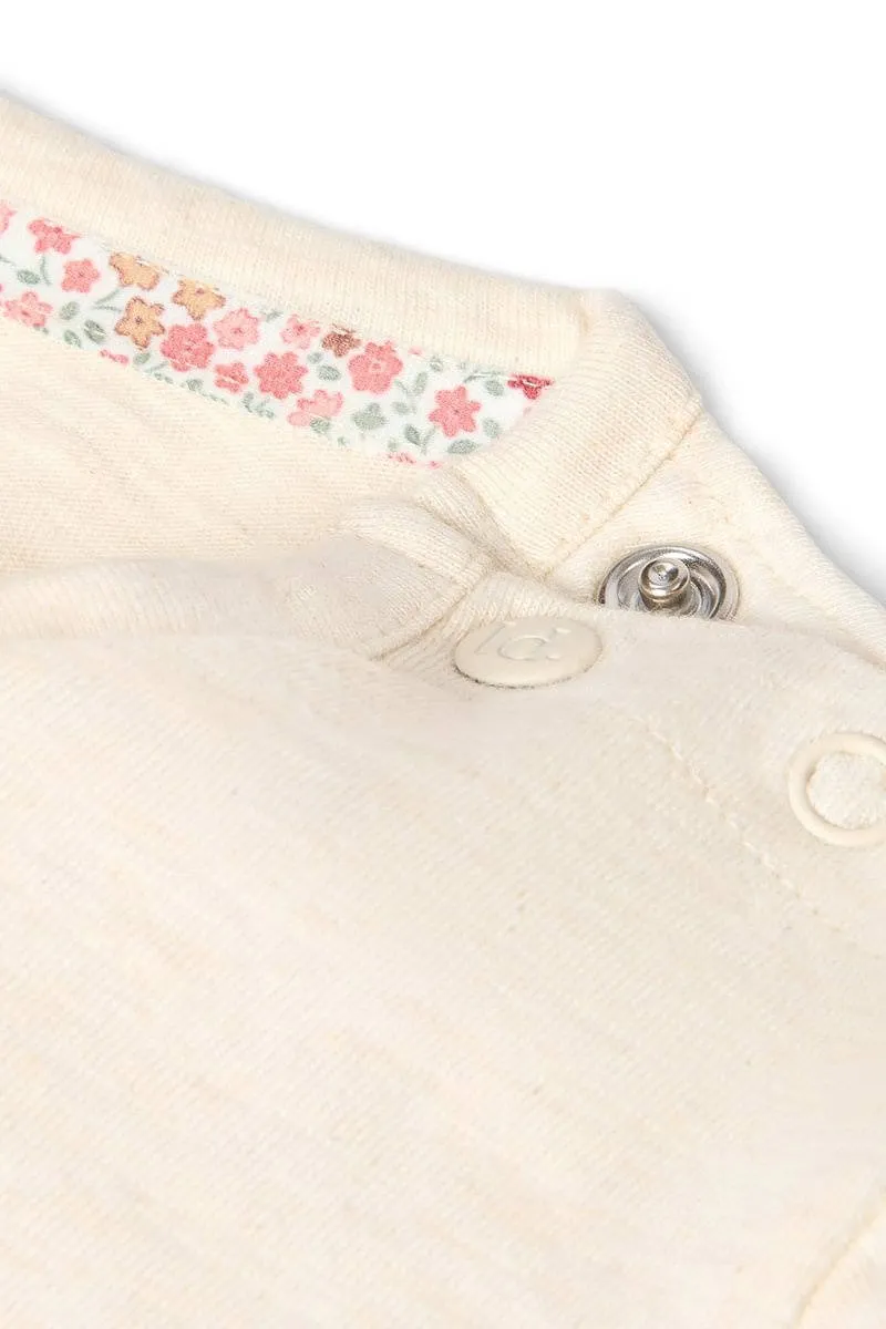 Little Dutch gebloemde longsleeve met ruches beige, foto 8