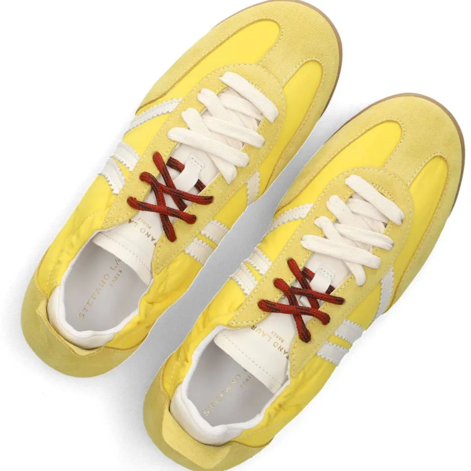Stefano Lauran Sneakers 1back107 Geel, foto 5