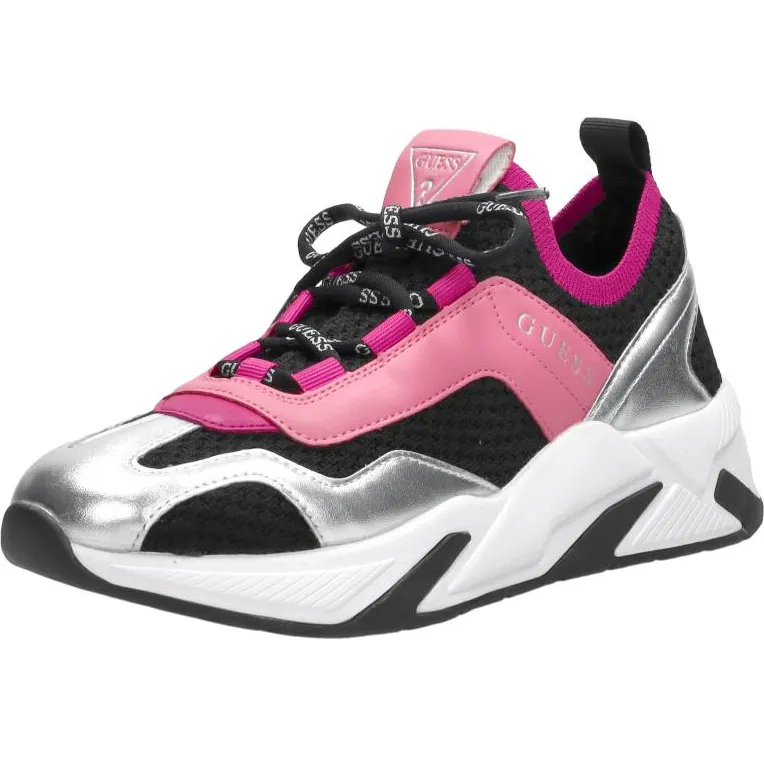 Guess Geniver 2 lage sneakers zwart, foto 3