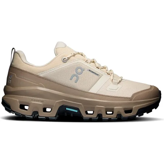 On Women's Cloudrock Low WP - Wandelschoenen, beige/bruin