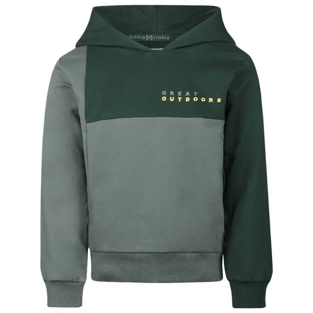 Koko Noko rechtvallende hoodie - groen, foto 2