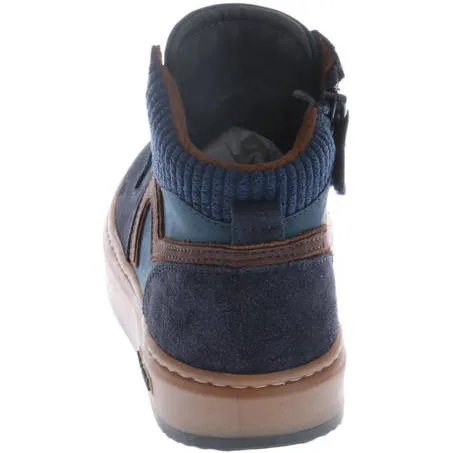 Hip suède sneakers - donkerblauw, foto 3