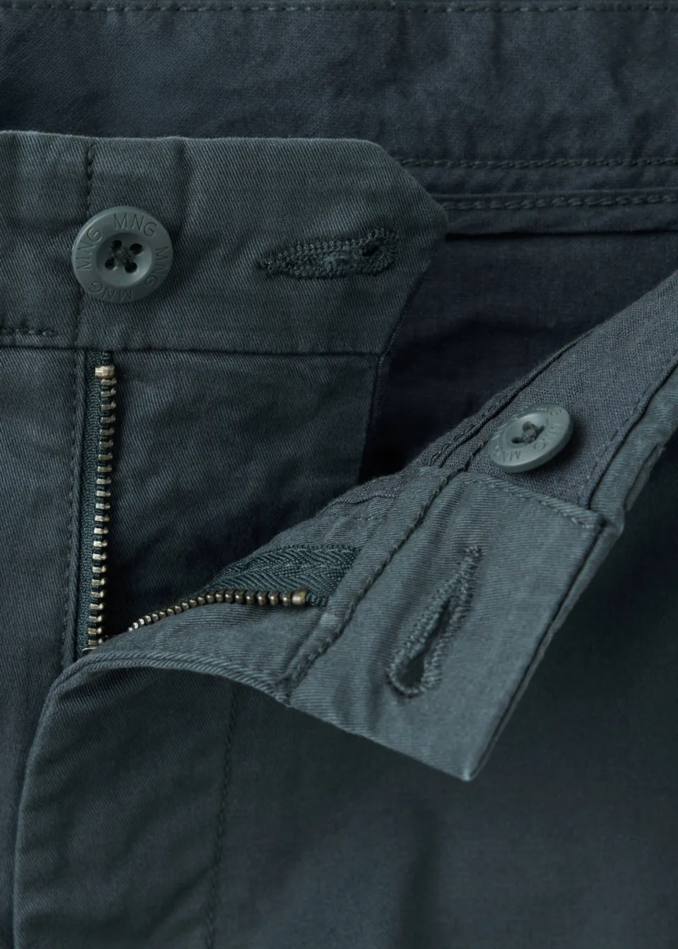Mango Teen chino donkerblauw, foto 6