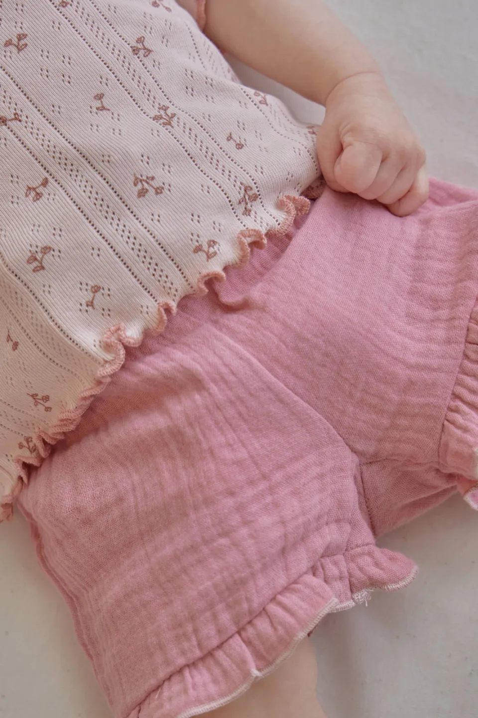 Little Dutch casual short roze, foto 8