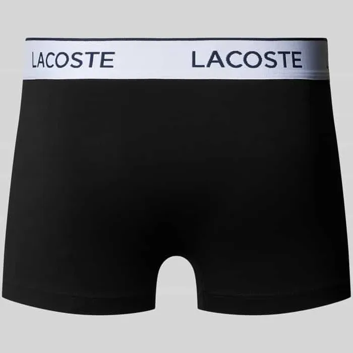 Lacoste Regular fit boxershort in set van 3 zwart, foto 3