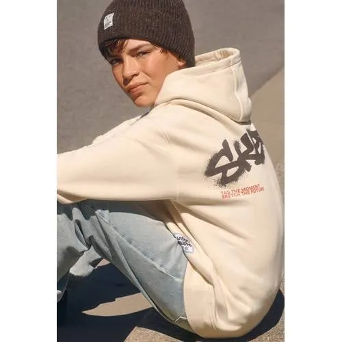 Shoeby hoodie met tekstprint - off white, foto 3
