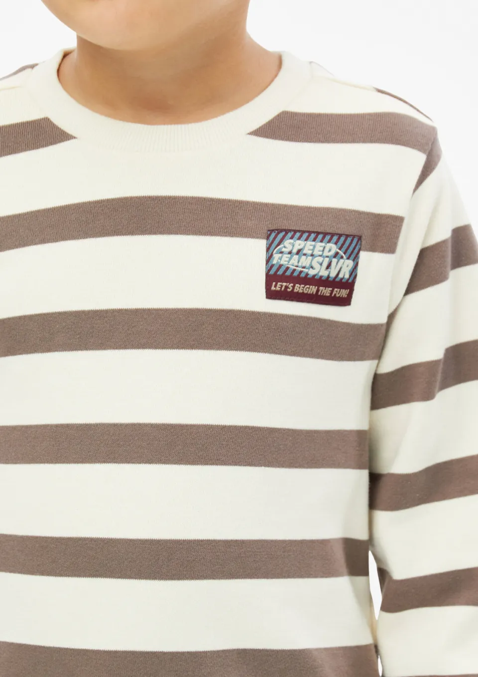 s.Oliver gestreepte sweater - beige, foto 5