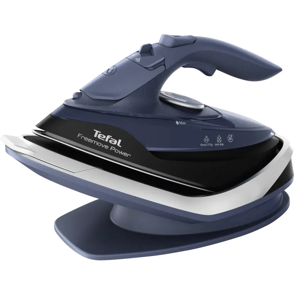 Tefal FV6675 Freemove Power snoerloos strijkijzer blauw, foto 2
