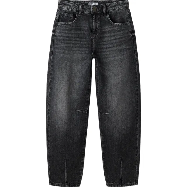 NAME IT KIDS NKFBELLA barrel jeans - zwart Dark grey denim