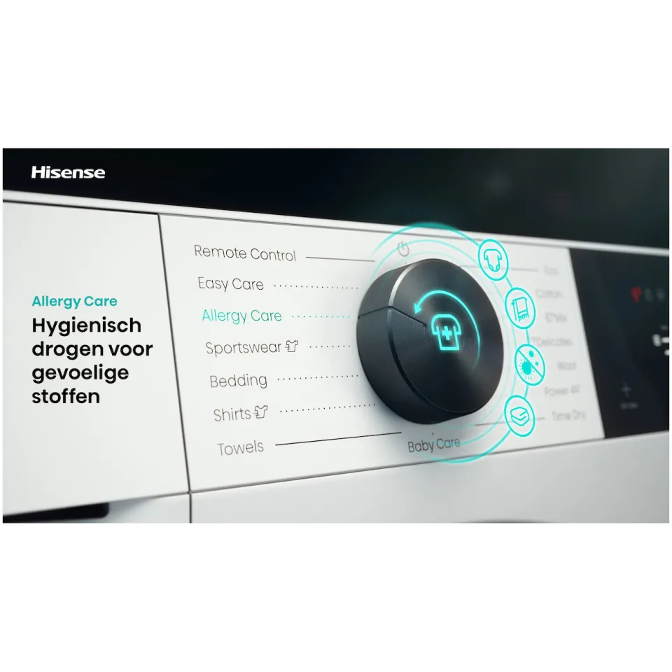 Hisense DH3E900BWCB warmtepompdroger wit, foto 2