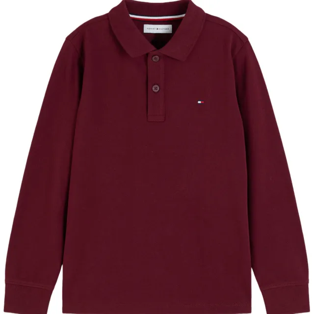 Tommy Hilfiger polo - donkerrood, foto 2