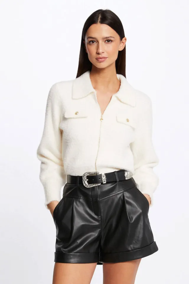 Morgan vest ecru