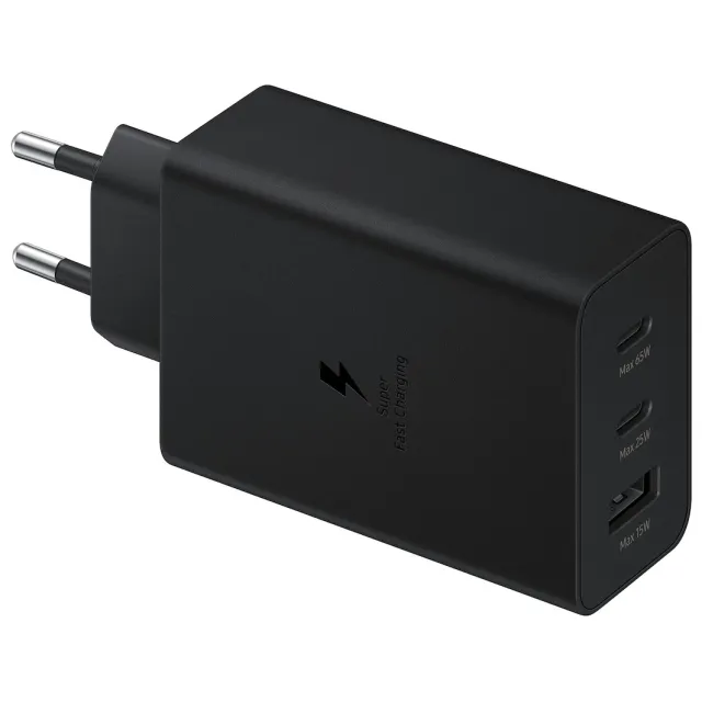 Samsung 65W Power Adapter Trio Oplader Zwart