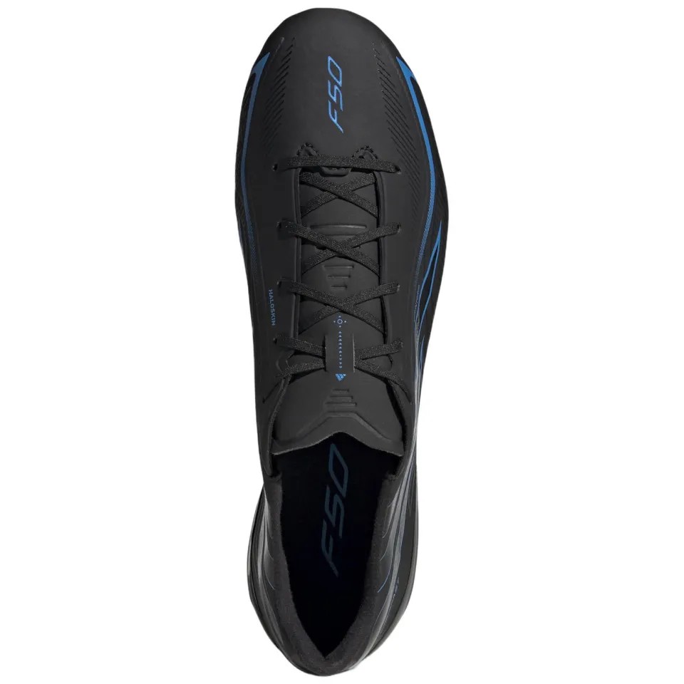 Adidas Performance F50 Hyperfast League FG senior imitatieleren voetbalschoenen - zwart/blauw, foto 2